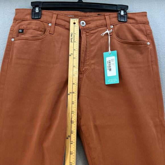 NWT Adriano Goldschmied Women's Jeans Size 31R Rust Ankle High Rise Skinny - Picture 5 of 16
